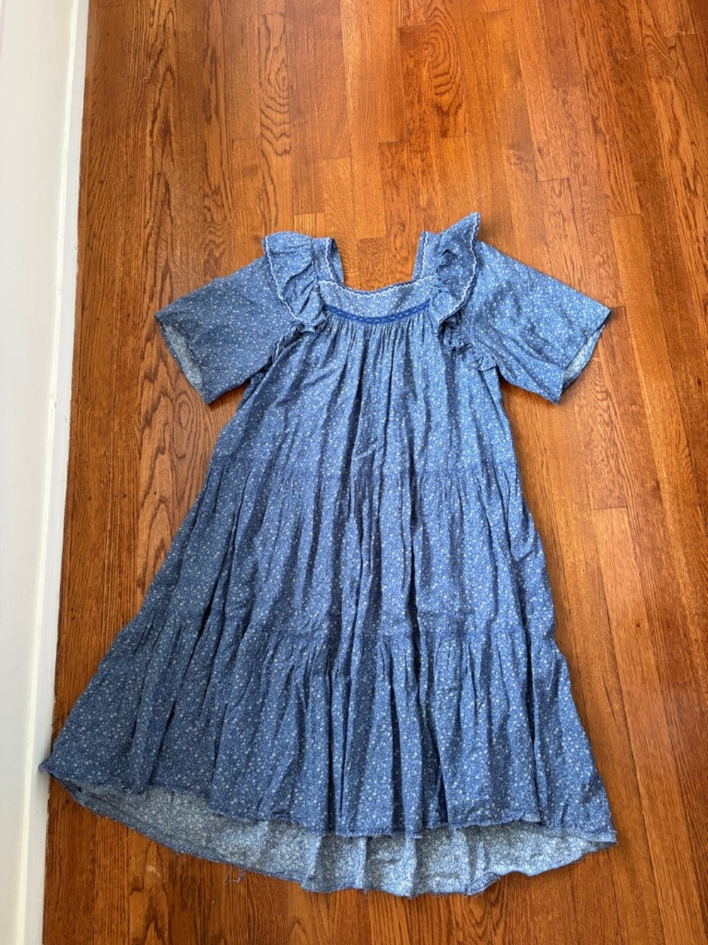 Doen Blue Floral Gables dress